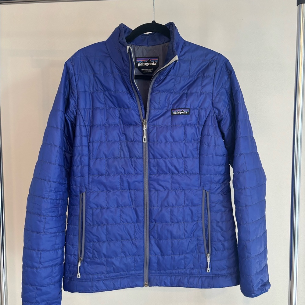 Patagonia Vintage Women's Vibrant Blue Puffer Jacket